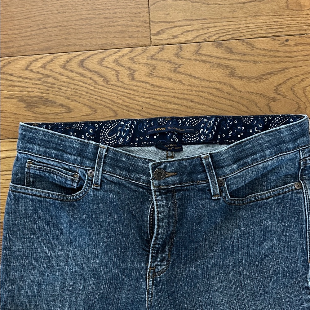 Levi's 525 Women's Size 12 High Rise Dark Blue Jeans